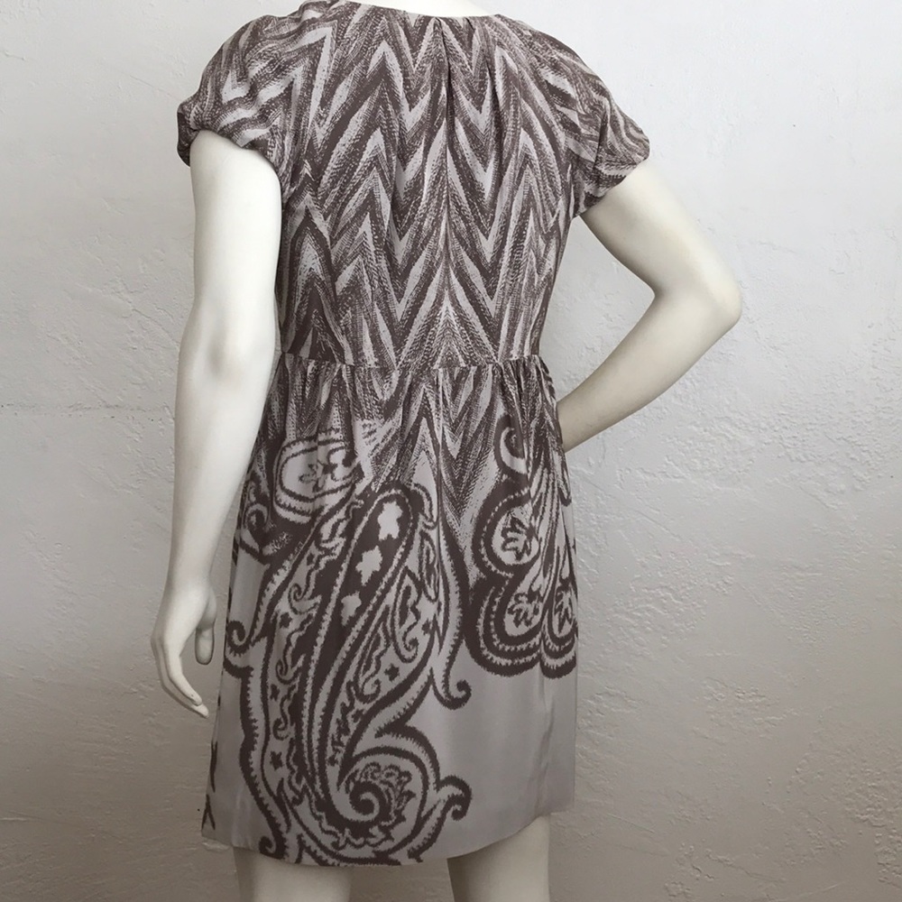 Tibi Silk Multi-Print 2 Way Front Zip Lined Mini - image 5